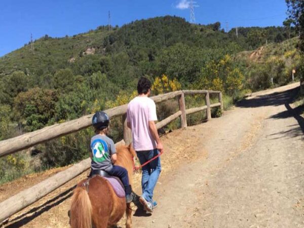 Pony Riding with The Little Voyager