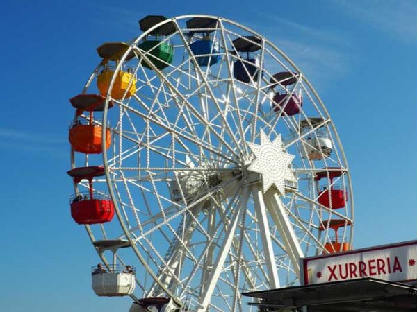 Maresme and Barcelona's Ferris Wheel with The Little Voyager