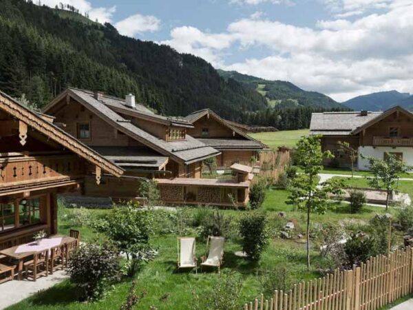 Austrian Countryside Chalets Exterior with The Little Voyager