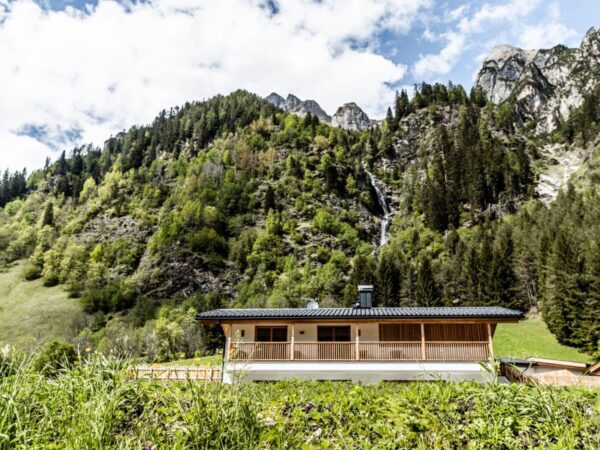 Outside view of Luxury Chalet at the South Tyrolean Nature Resort