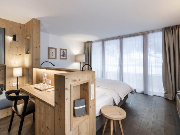 Double room at South Tyrolean Nature Resort