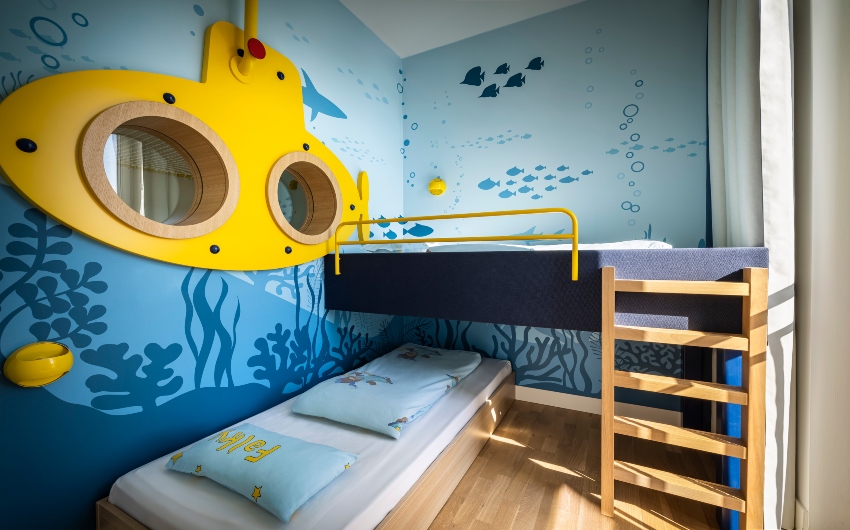 Kids bed at Family Room Superior at Falkensteiner Family Hotel Diadora