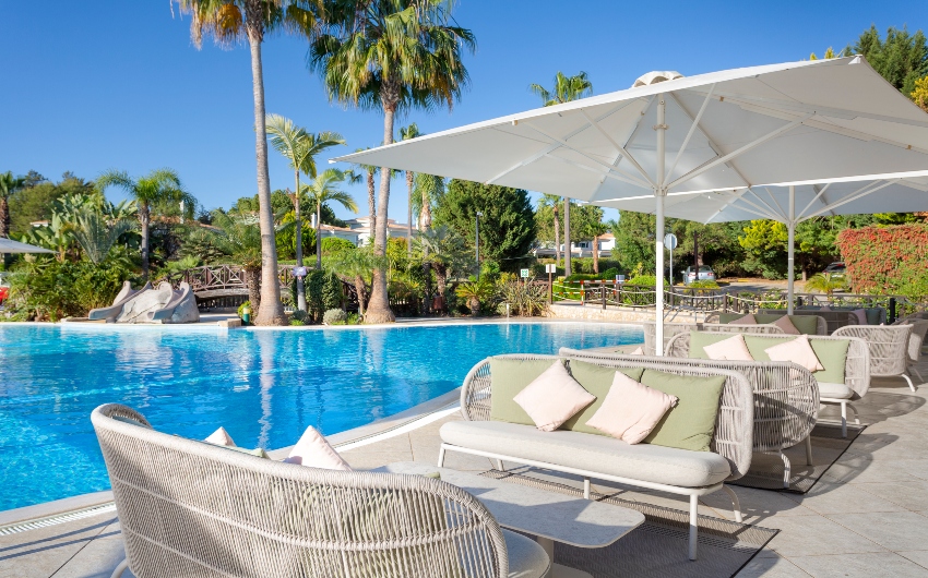 Pool area at Martinhal Quinta do Lago