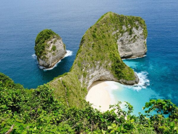 Cliff on Bali island