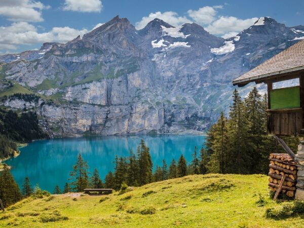 Mountain and lake views in Europe