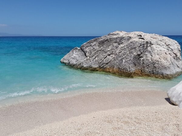 Sardinia big rock in the sea